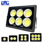 projecteur led cob ip65 moderne 220v 50w 100w 200w 300w noir clips câbles