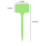 étiquettes jardinage bleu vert rouge blanc pratiques simples rectangulaires pointues 10 pièces