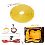 ruban led flexible moderne couleur bleu rouge blanc jaune vert connecteur cable interrupteur intérieur