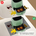 protector pad silicone gris perforé moderne adhésif cuisine respectueux environnement 50x40cm