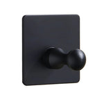 porte serviettes moderne minimaliste noir argenté acier inoxydable finition polie autonomes cuisine salle bains