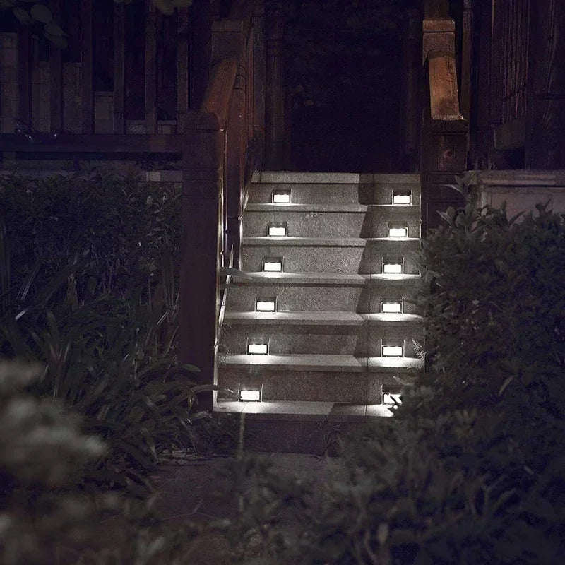 lumière solaire murale led moderne blanc noir panneau solaire ip65