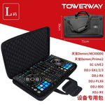 sac main noir polyestère moderne poignées tridimensionnel protection dj controller portable rangement articles divers