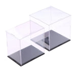 boîte rangement transparente acrylique vitrine jouets objets collection protection poussière