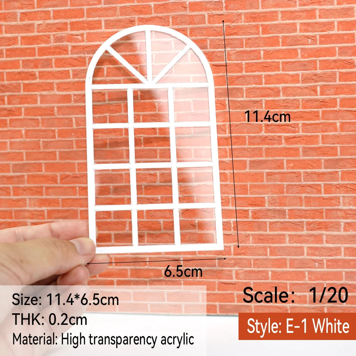 fenêtres transparentes acrylique sections architecturales dioramas construction bâtiments matériaux décoration maison DIY