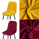 housse chaise velours moderne gris noir blanc jaune bordeaux 32 45cmversible festive