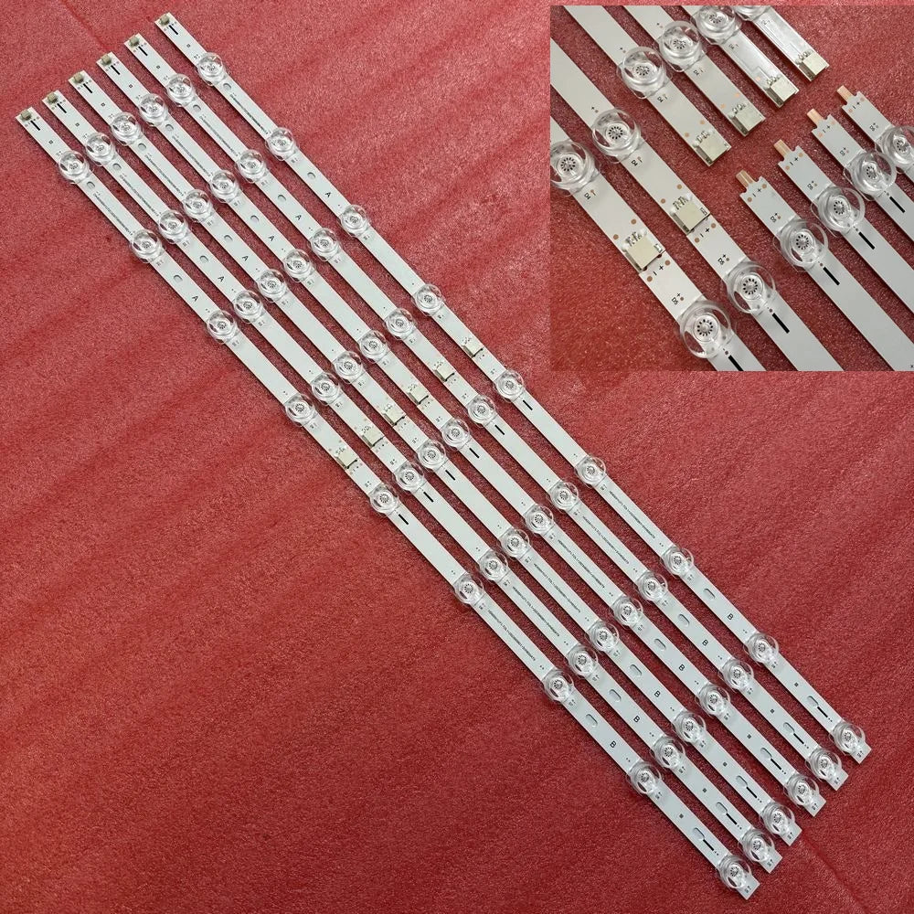 bandes led éclairage écran blanc lisses modernes connecteurs électriques 600mm certifiées ul rohs cem