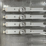 bande led rétroéclairage téléviseur samsung argenté aluminium connecteurs fixation moderne