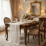 tableau chemin table fleur doré vert olive classique noël saint valentin nouveau an resistant