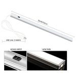 lampe led 5v blanc moderne adhésive 30 40 50 cm sensorielle usb 2mètres