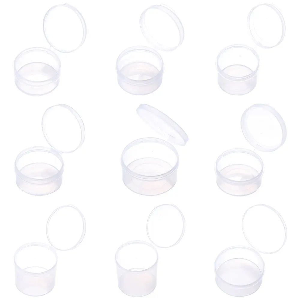 boîtes rangement transparentes petites objets bijoux vis divers 2.7x1.4cm 3.2x1.8cm 3.6x3cm 4.2x2.2cm 4.8x2.5cm 4.8x4.2cm