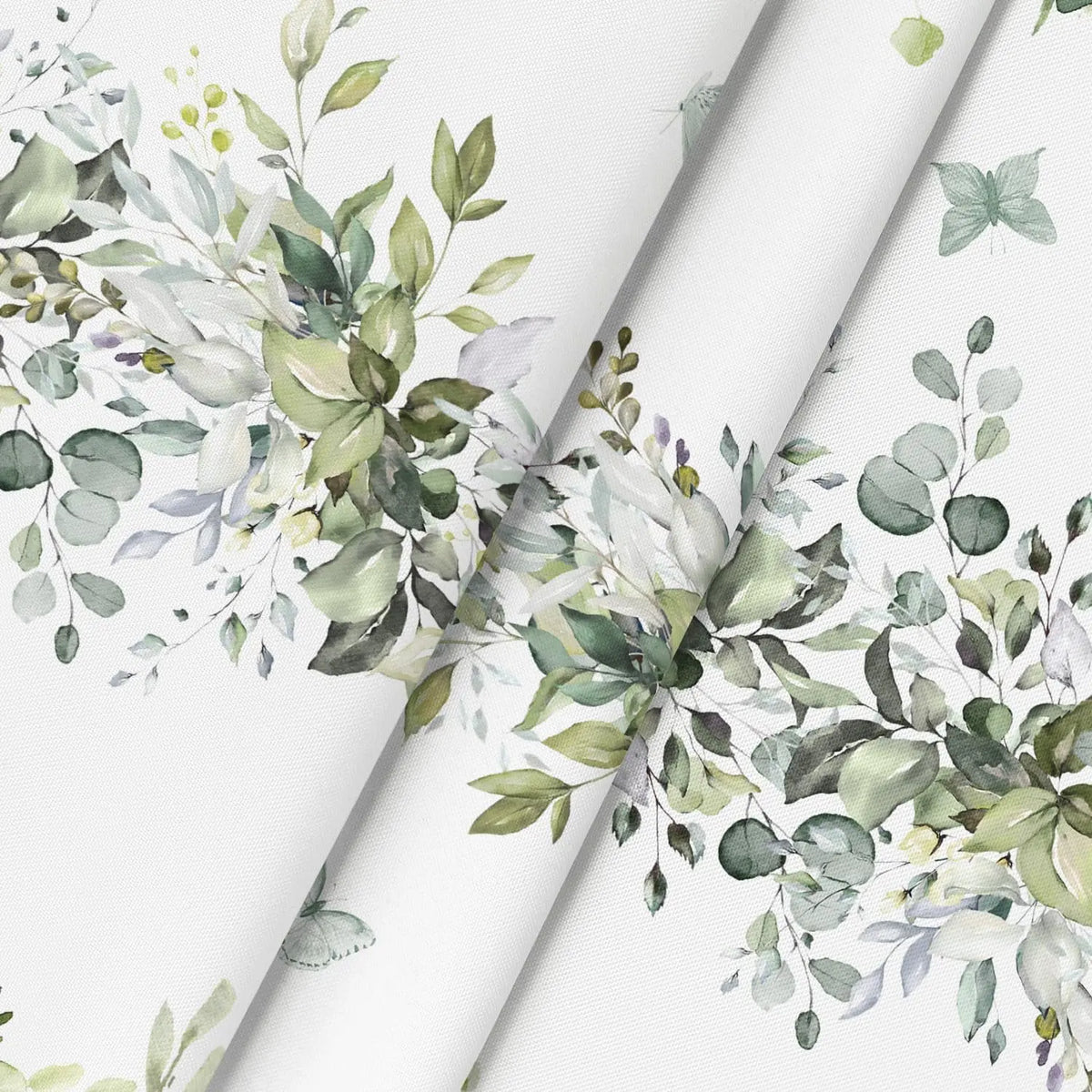 nappe table feuilles vert printemps moderne rectangle maison 140x140cm blanc verte