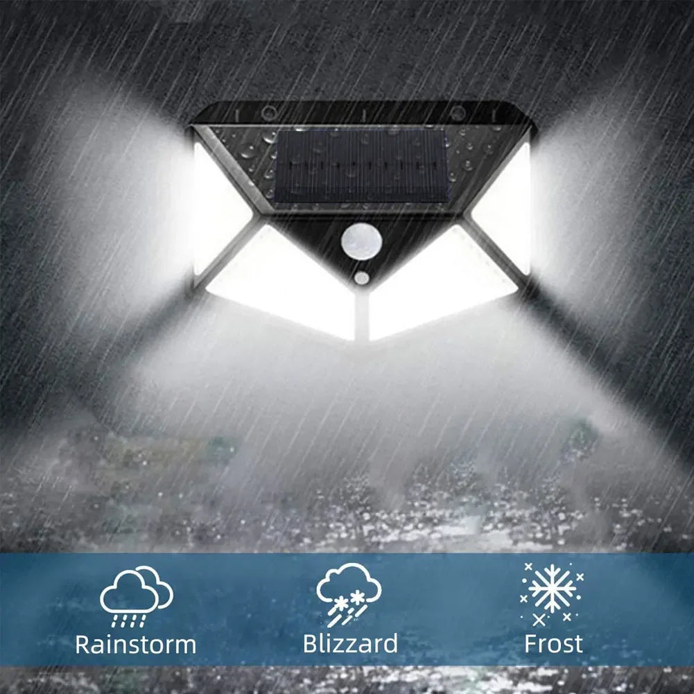 lampe solaire extérieure moderne noire capteur mouvement étanche ip65 autoinstallation led vacances jardin cloison