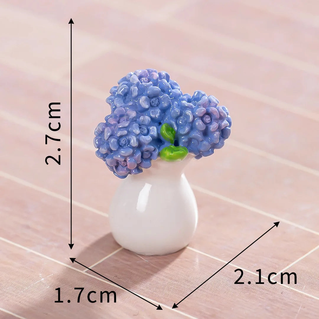 bouquet fleurs artificielles miniature décoratives feuilles fleurs diverses couleurs opaques décoration intérieure festive