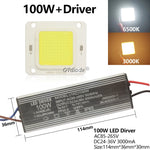 ampoule led haute puissance 10w 20w 30w 50w 70w 100w pilote modernes blancs
