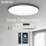 Plafonnier LED intelligent pour chambre avec télécommande et variateur