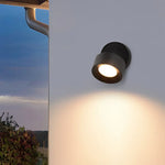lampe murale moderne noir mat extérieure ip65 aluminium mur fixée