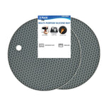 tapis protection cuisine silicone moderne hexagonal gris respectueux environnement 7in rond 7.08in carré