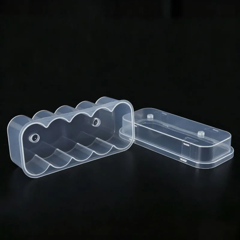 boîtes rangement vials cosmétiques transparentes modernes réutilisables 10ml 1kg charge max 10 compartiments lab