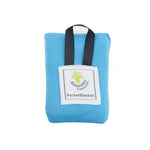 couverture poche rouge compacte ribbed portable pliable imperméable plage camping sac rangement