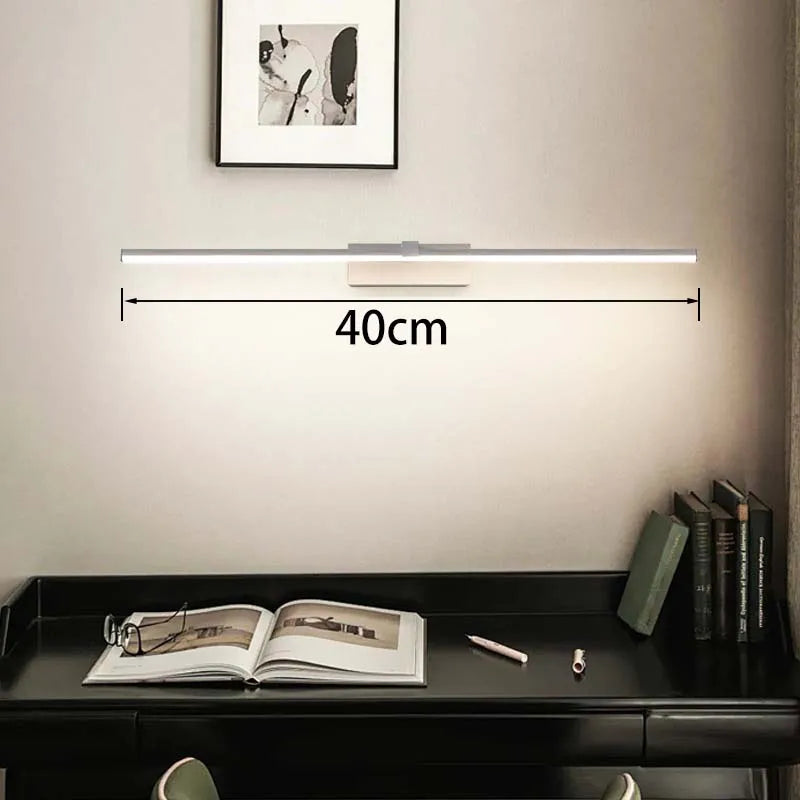 lampes led modernes minimalistes mur noires blanches lisses matées étanches chambre entrée étude