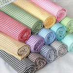 tissu coton carreaux rouge vert bleu jaune rose classique durable 160cm large