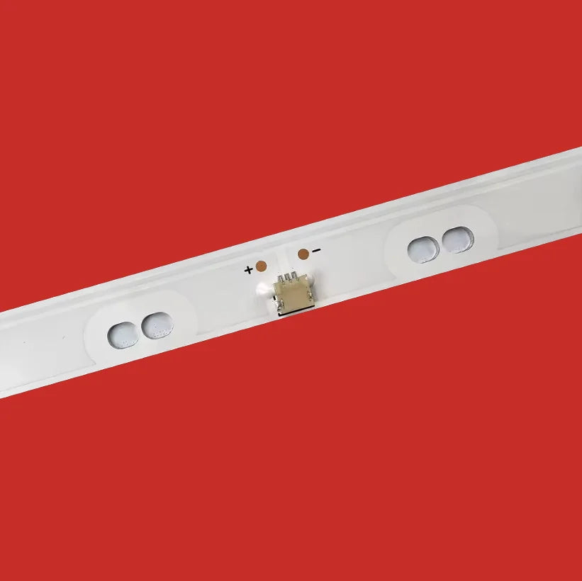 ruban led blanc adhésif lisse moderne 3v connecteur deux broches