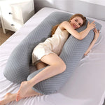 coussin maternité mousse mémoire forme gris uni confort lit sommeil
