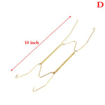 support vaisselle doré minimaliste acier inoxydable fixation invisible 6inch 7inch 8inch 10inch 11inch