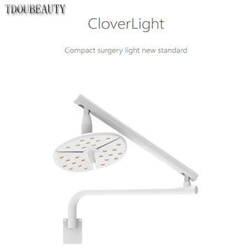 lampe chirurgicale blanc moderne fixation murale interrupteur tactile 30cm diamètreclinic usage