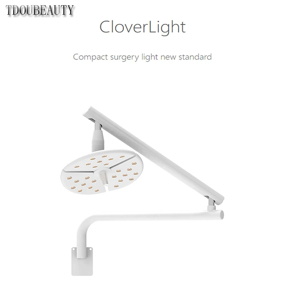 lampe chirurgicale blanc moderne fixation murale interrupteur tactile 30cm diamètreclinic usage