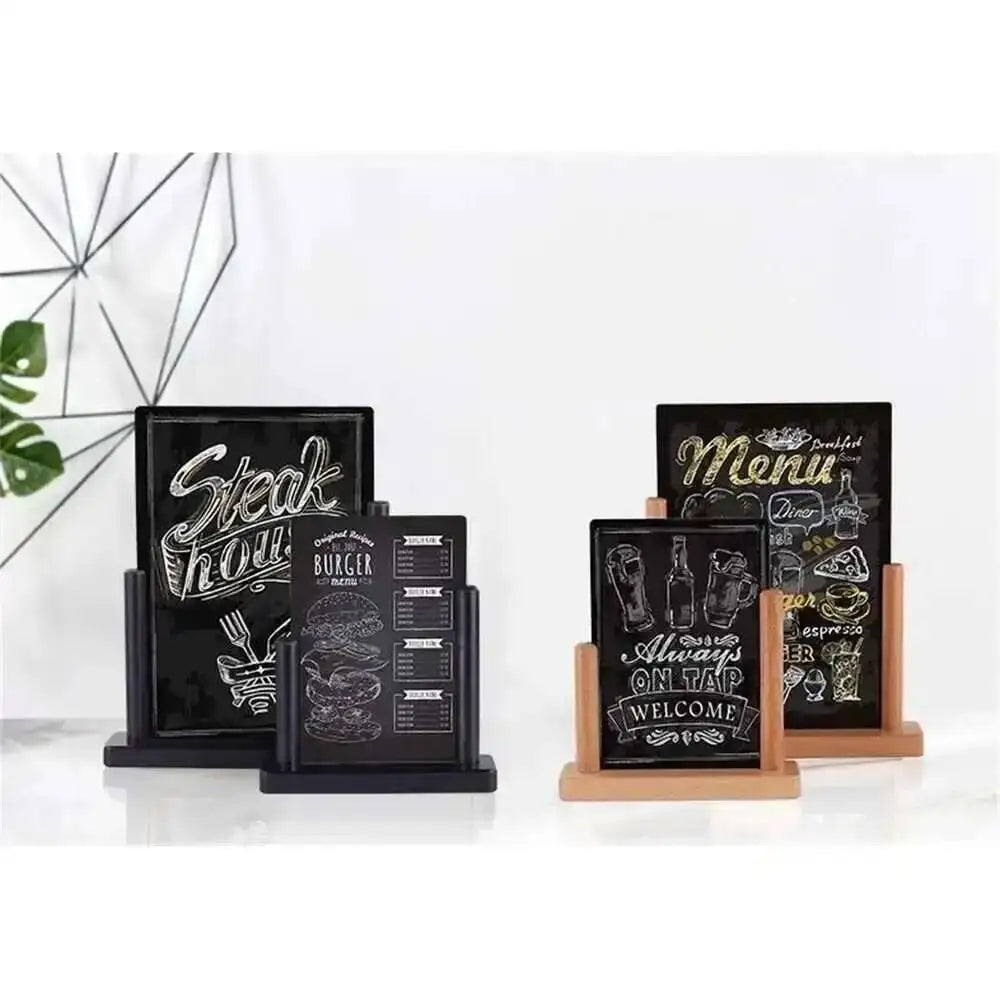 support menu bois naturel classique minimaliste noir texture bois