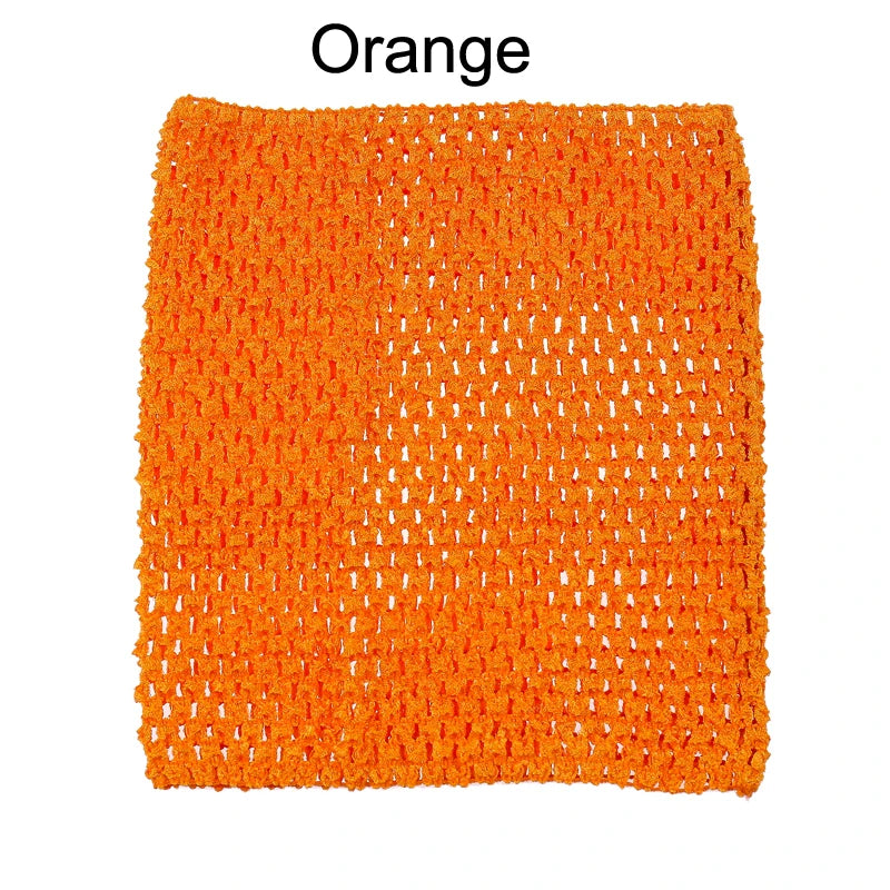 serviette crochet fait main motif rayures horizontales artisanale décoration maison enfant