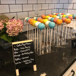 présentoir transparent cake pops lollipops 21 trous niveaux moderne festif