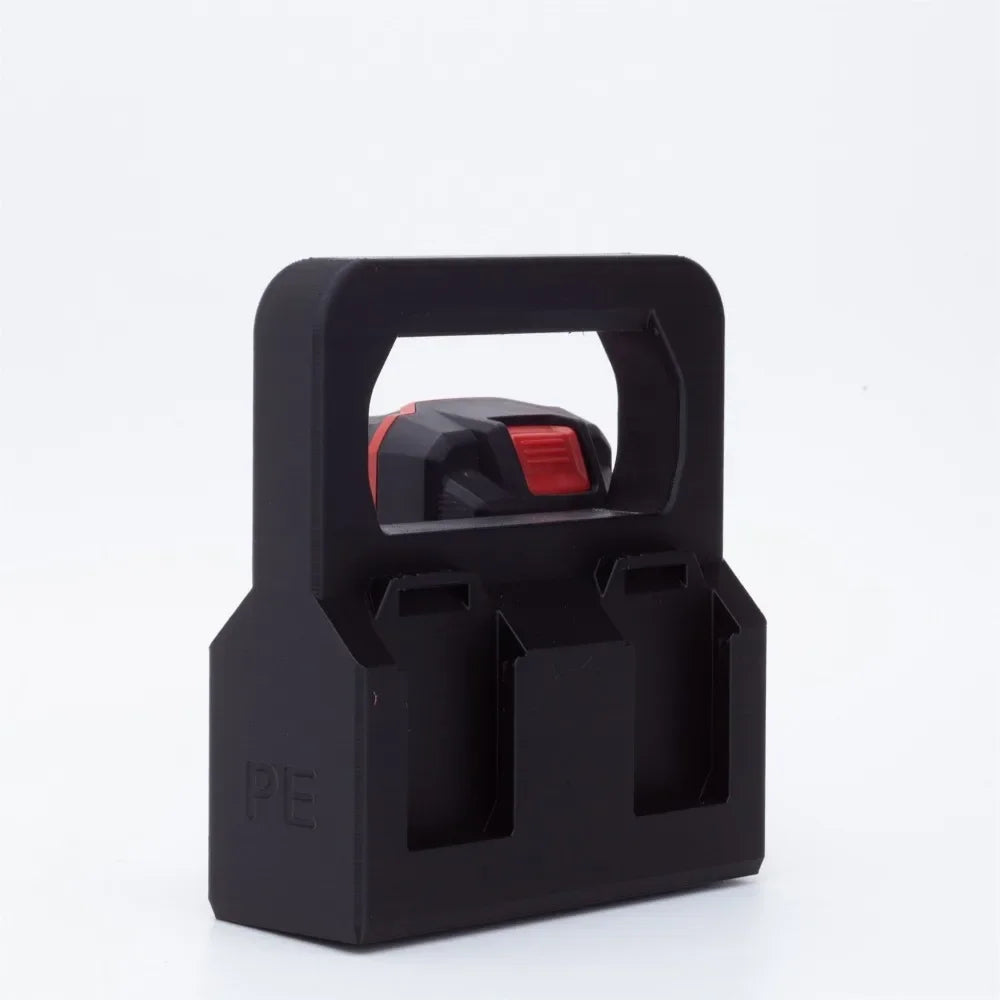 support rangement batterie noir texturé 3d fonctionnel utilitaire compartiments sans piles
