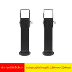 supports pied lit métal fer noir vis serrage industriel meubles réglables hauteur ajustable fond