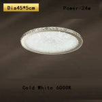 plafonnier led moderne cristaux brillants blanc doré élégant télécommande grande taille verre