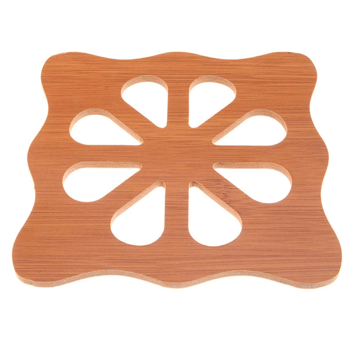 soucoupes bambou motifs poissons chat tapis table antidérapantes modernes cuisine soucoupes bois gravures simples