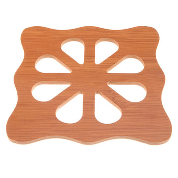 soucoupes bambou motifs poissons chat tapis table antidérapantes modernes cuisine soucoupes bois gravures simples