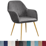 fauteuil moderne velours marron protection chaise accueil mariage banquet élastique mousse roulettes