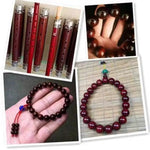 bracelet rouge foncé traditionnel bricolage artisanal do it yourself matériaux sculpture haut densité