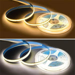 bande led flexible cob adhésive 320 led blanc chaud lumière blanche télécommande