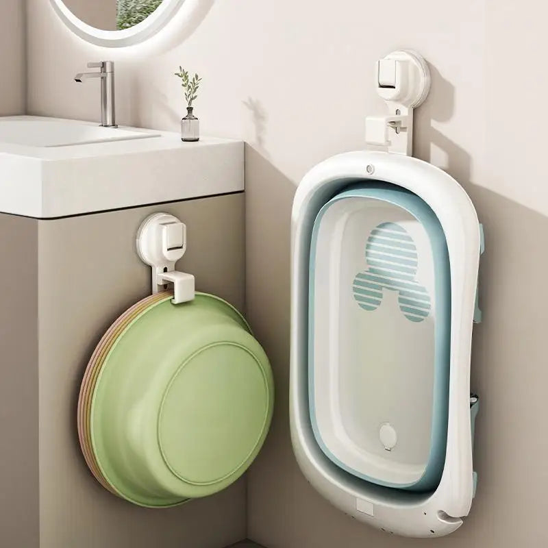 porte vasque blanc moderne succion sans trace cuisine salle bain rangement organisateur