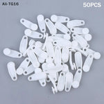 clips fixation blancs opaques modernes rideaux 50 pièces facilement utilisables chambre coucher