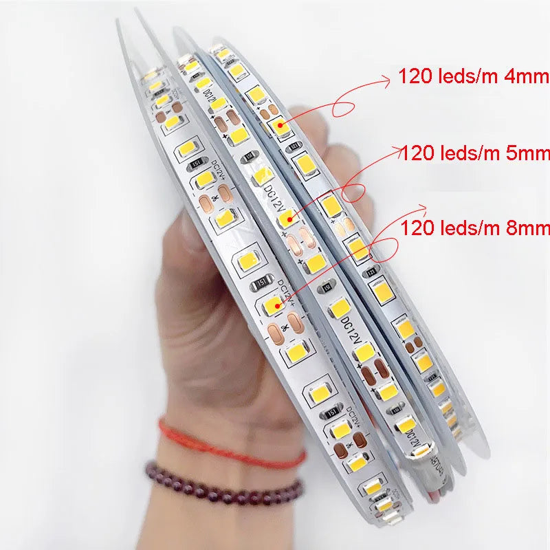 ruban led flexible 240 leds blanc bleu moderne adhésif 12v 24v 50000h