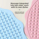 tapis massage triangles relief couleurs bleu rose vert moderne ergonomique antidérapant pvc
