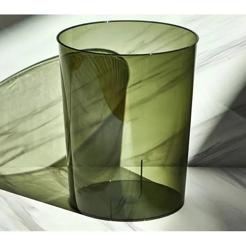 poubelle moderne transparente or grande chambre salon salle bain minimalistestyle