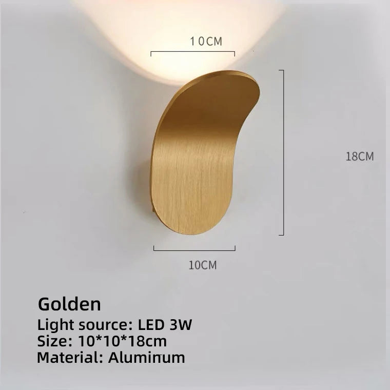 lampes murales modernes led noir bronze or argent cuisine chambre coucher salle manger