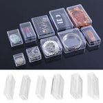 boîtes rangement transparentes empilables modernes minimalistes divers objets stockage petite cuisine
