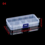 boîtes rangement transparentes empilables clips compartiments garage organisation bijoux diamants artisanat pilules